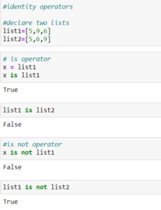 Python Operators - cozmocard
