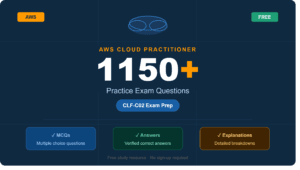 1150+ AWS Cloud Practitioner Practice Exam Questions (CLF-C02)